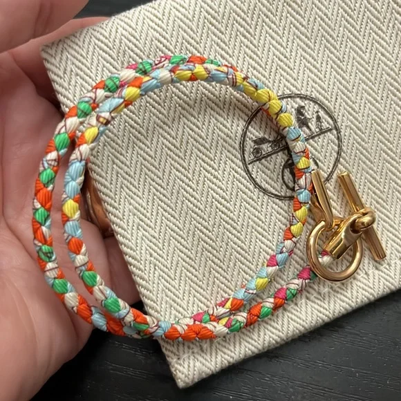 NWT Hermes Glenan Double Tour Bracelet - Picture 3 of 7